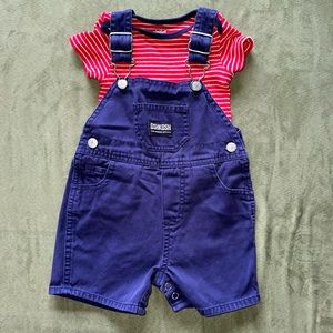 Baby Oshkosh short overalls 6months